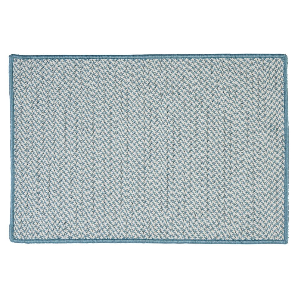 Colonial Mills TT56 Houndstooth Doormats - Sea Blue 18" x 30"
